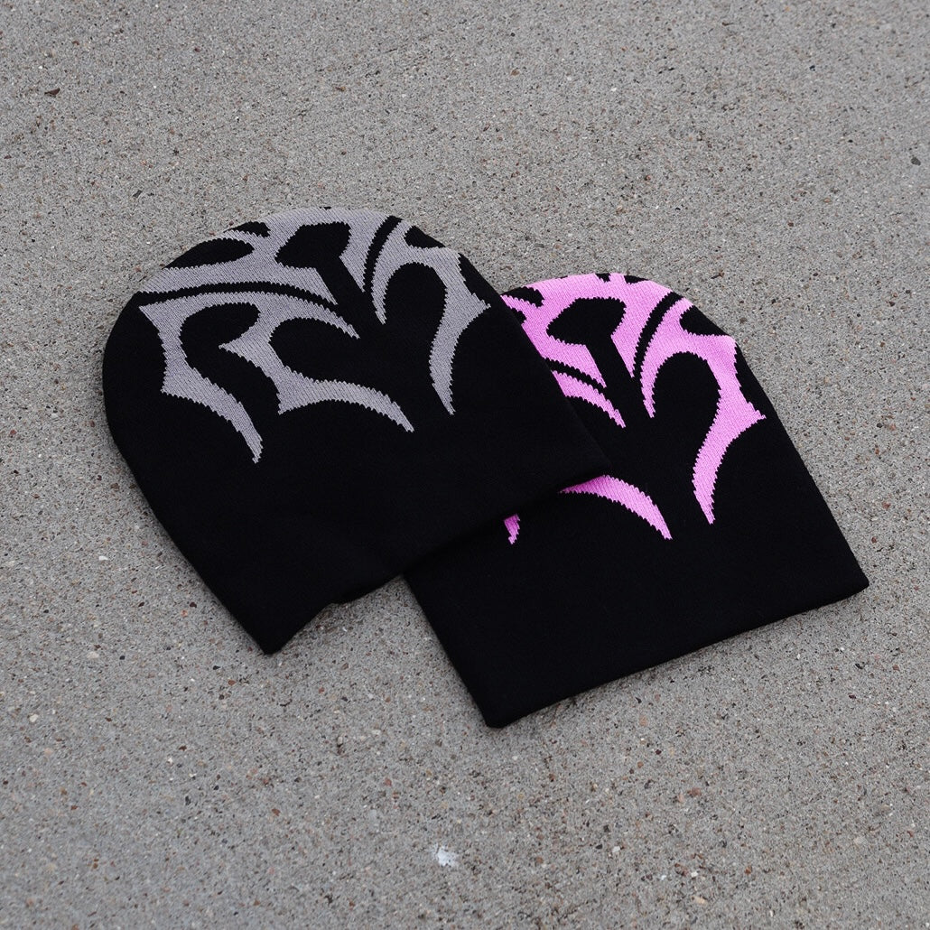GRAY MIDNIGHT BEANIE