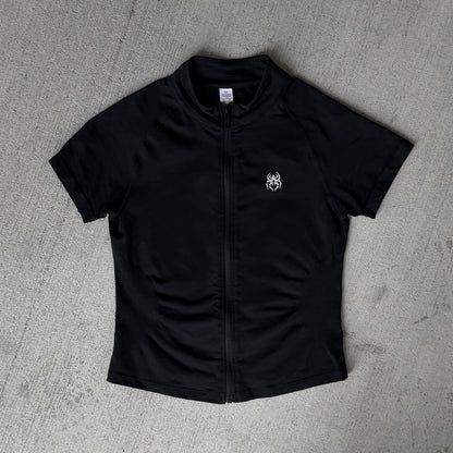 ONYX SHORT SLEEVE ZIP UP
